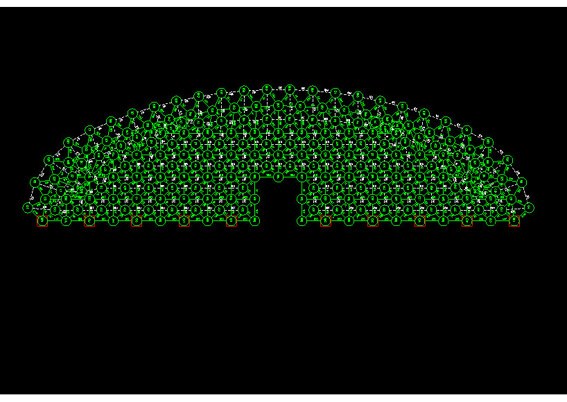石首锡林浩特91跨，1000米长干煤棚网架设计